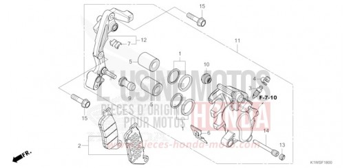 ETRIER DE FREIN AVANT SH350ASS de 2025
